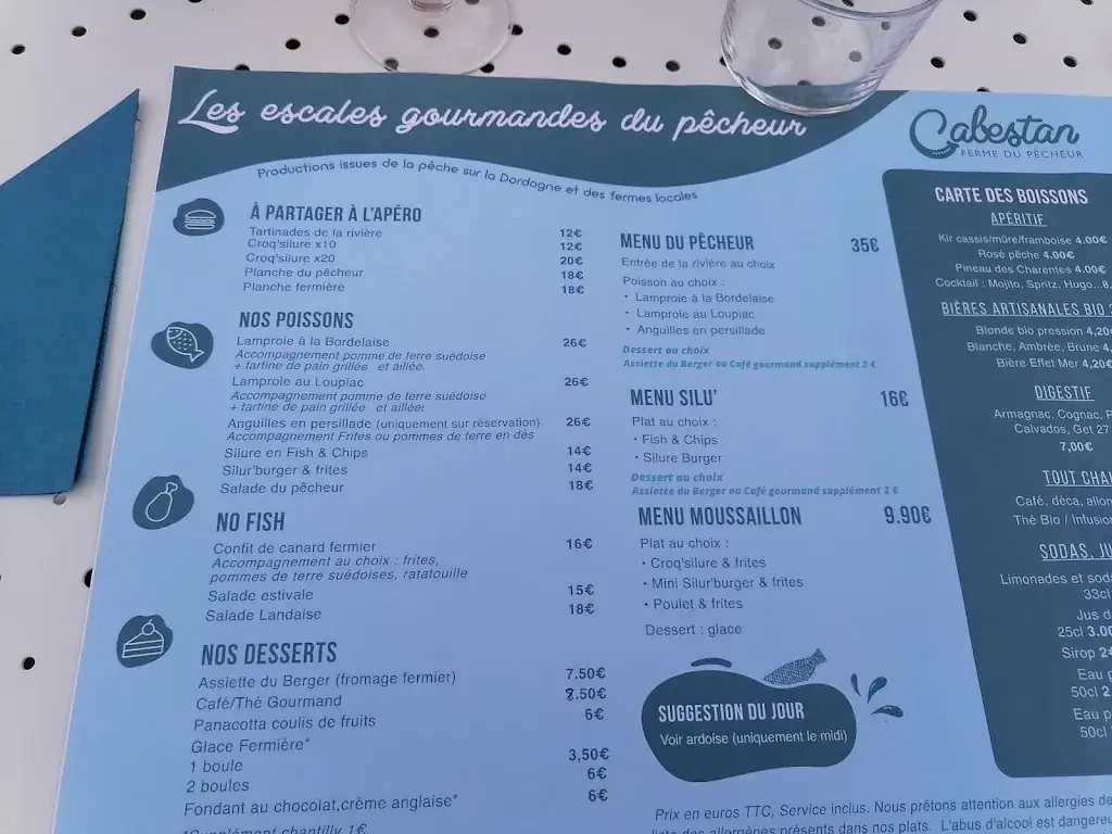 Menu_Le Cabestan - Ferme du Pêcheur de Lamproie_Sainte-Terre_image_2