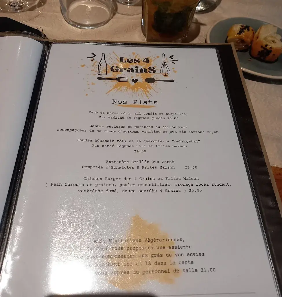 Menü_Bistrot 4 grains_Salies-de-Béarn_Bild_4