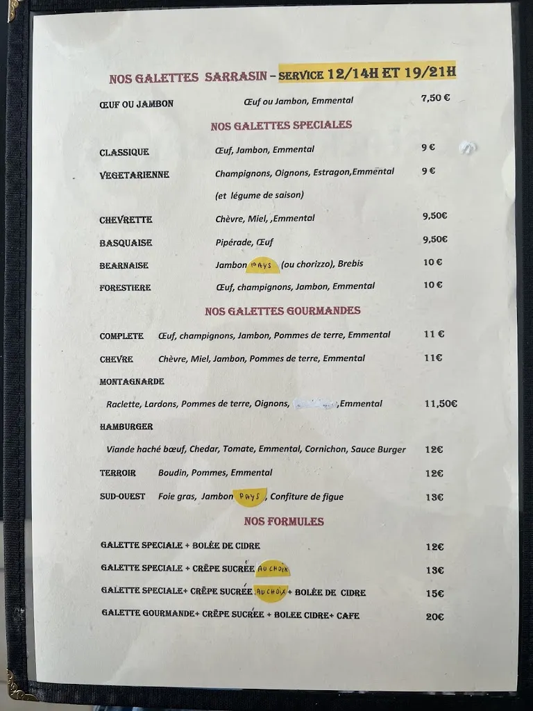 Menu_Crêperie du Saleys_Salies-de-Béarn_immagine_1