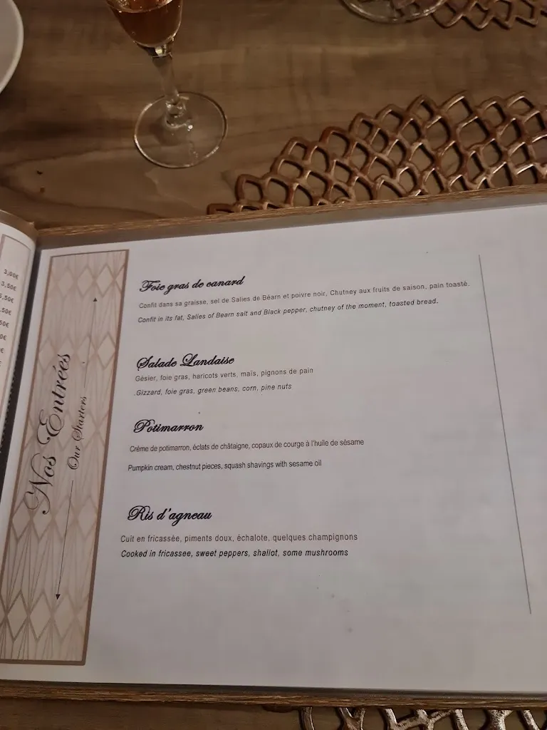 Menu_Restaurant l’Atrium _Salies-de-Béarn_image_4