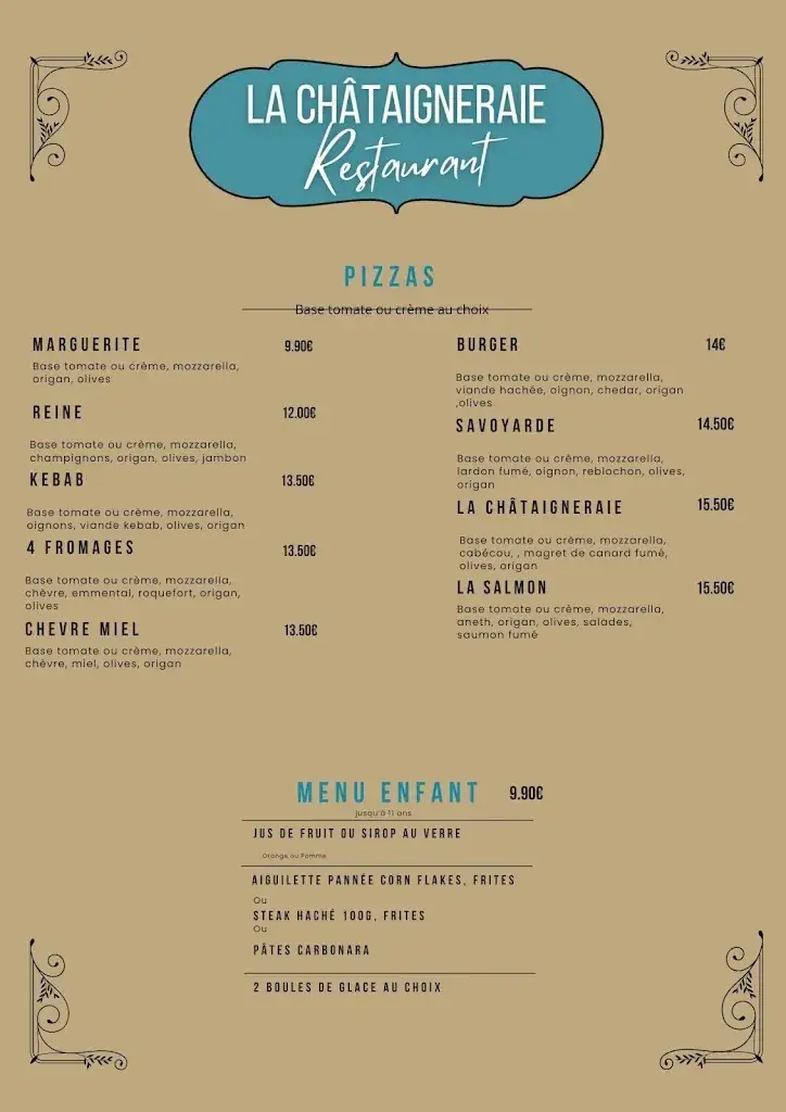 Menu_Restaurant La Châtaigneraie_Prats-de-Carlux_immagine_1
