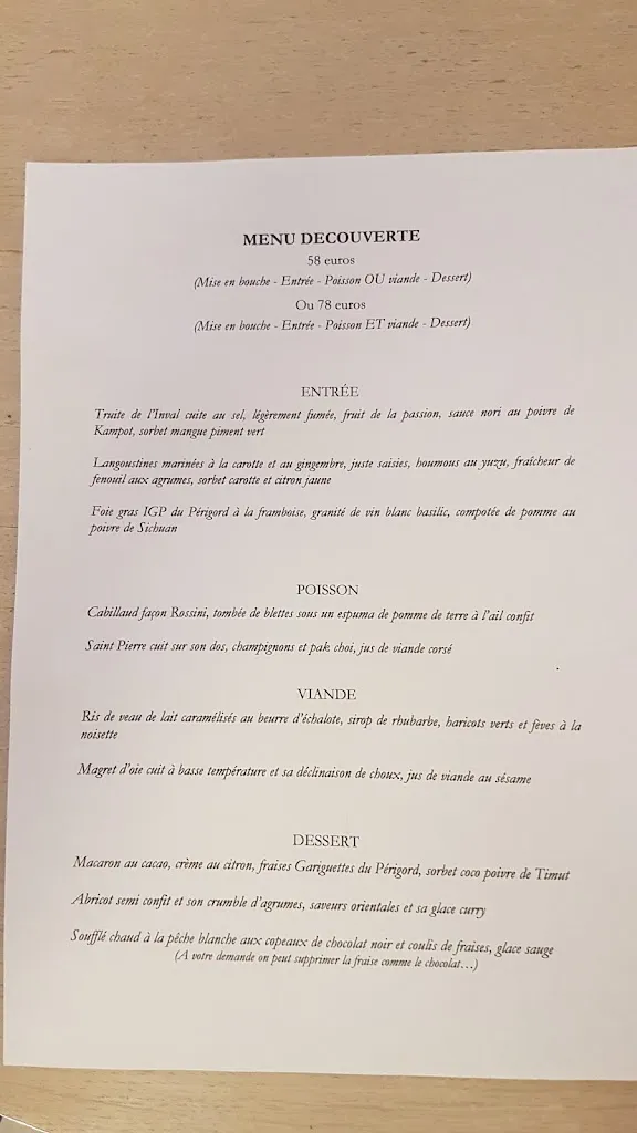 Menu_Restaurant Le Grand Bleu_Sarlat-la-Canéda_image_3