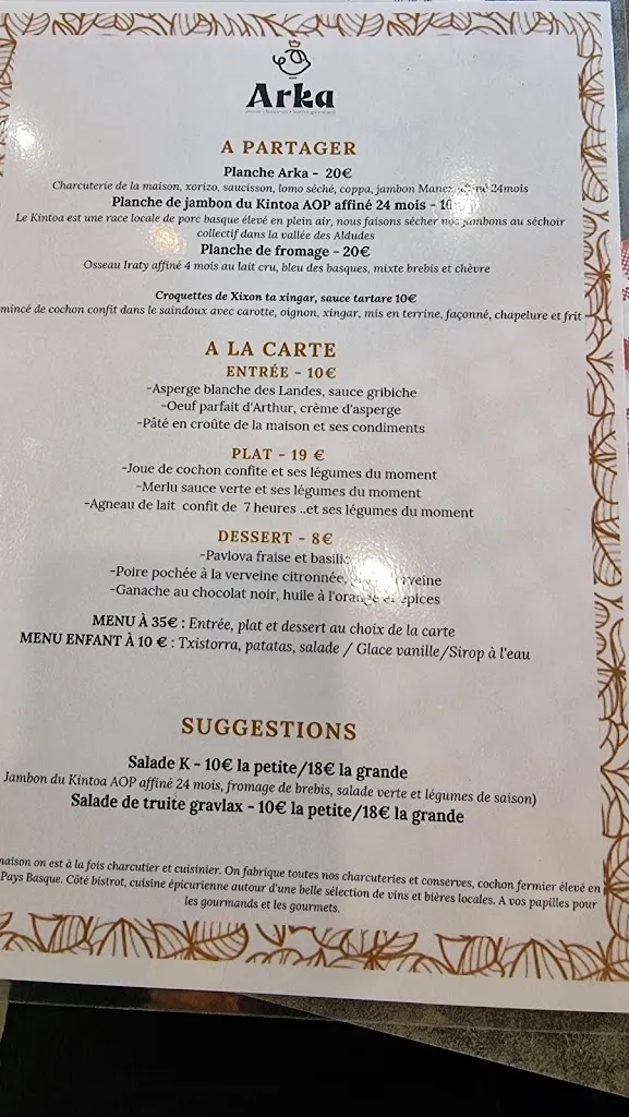 Menu_Arka • Artisan charcutier • Bistrot gourmand_Sare_image_4