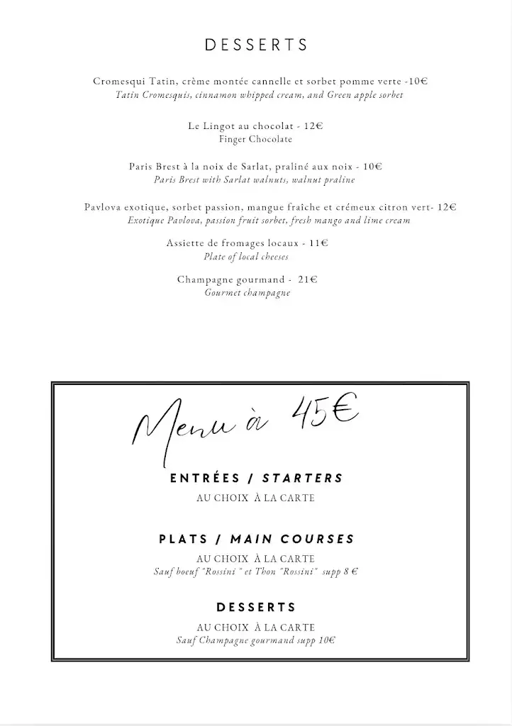 Menu_Le Presidial à sarlat_Sarlat-la-Canéda_immagine_3