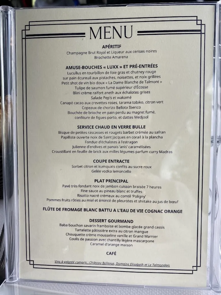 Menü_Seudre Océan Express - Train restaurant_Saujon_Bild_3