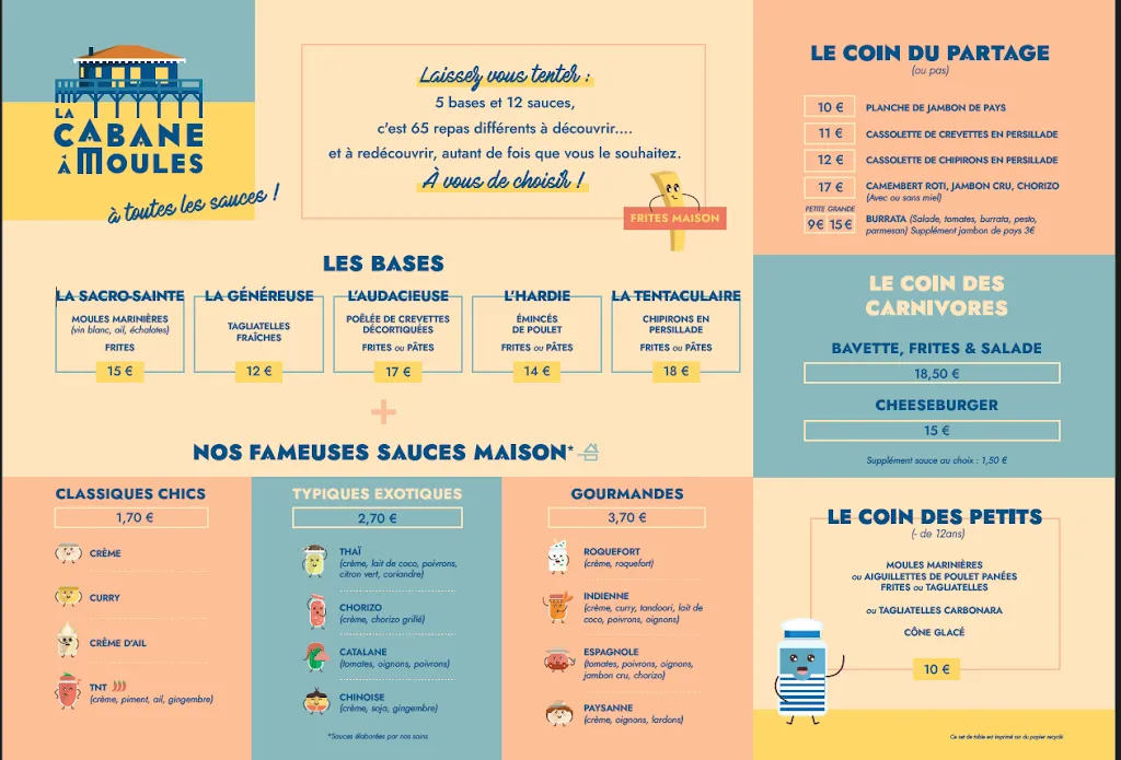 La Cabane A Moules Sanguinet ristorante a Sanguinet