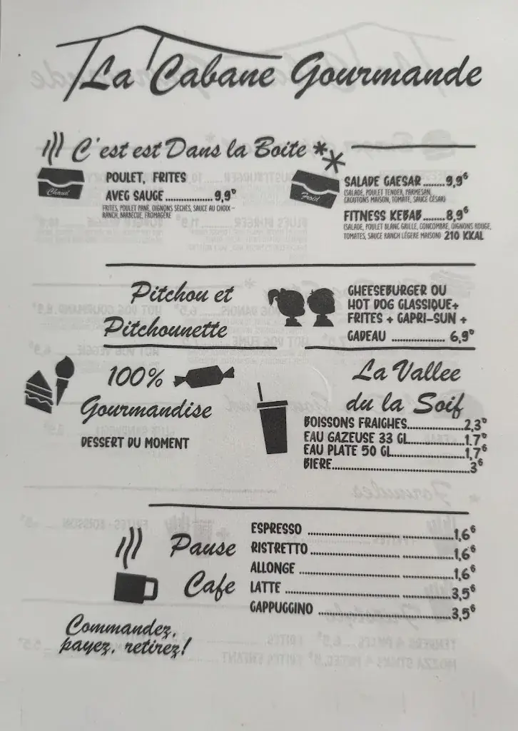 Menu_La petite cabane de sanguinet_Sanguinet_image_1