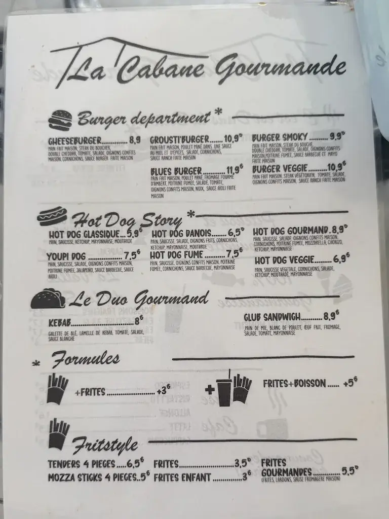 Menu_La petite cabane de sanguinet_Sanguinet_image_2