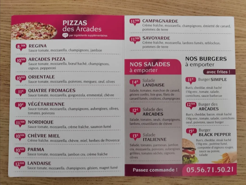 Menu_Les Arcades_Sauveterre-de-Guyenne_image_1