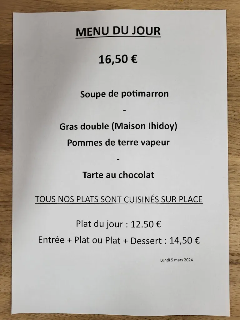 Menu_L'Arsenal_Sauveterre-de-Béarn_immagine_2
