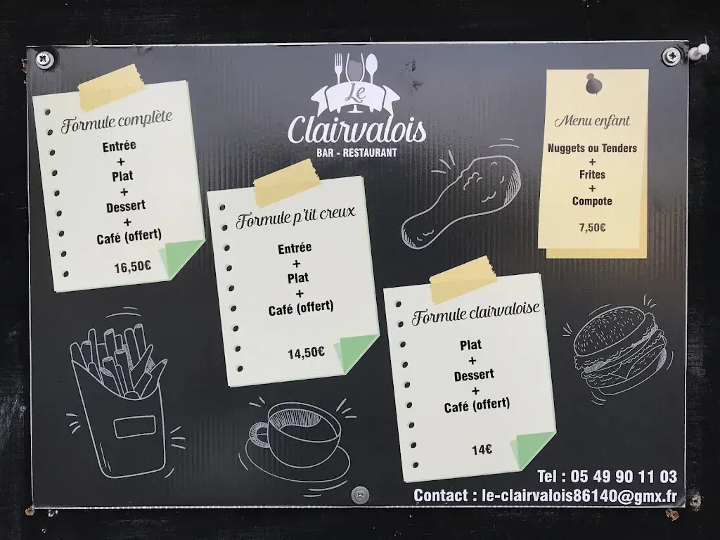 Menu_Le clairvalois_Scorbé-Clairvaux_image_1