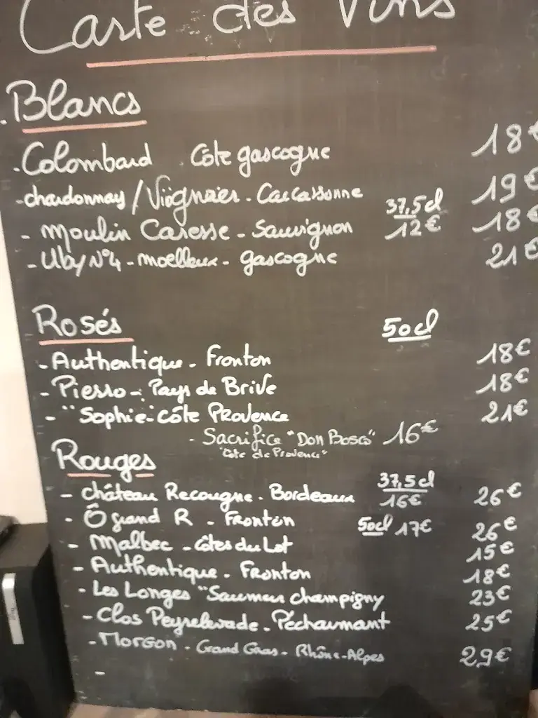 Menu_Le Café de l'Horloge_Seilhac_image_4
