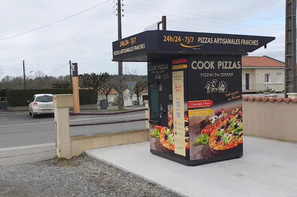 Cook pizzas - Distributeur automatique 24/24 - 7/7 ristorante a Secondigny