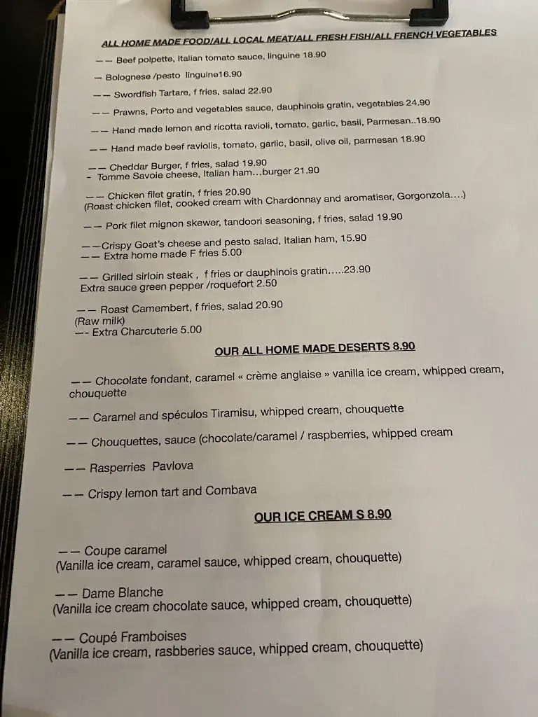 Menu_Café du centre_Bourg-d'Oisans_immagine_2