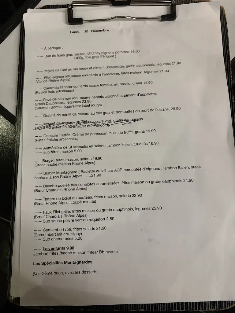 Menu_Café du centre_Bourg-d'Oisans_immagine_4