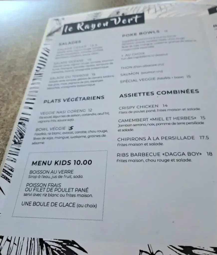 Menu_Le Rayon Vert_Seignosse_image_4