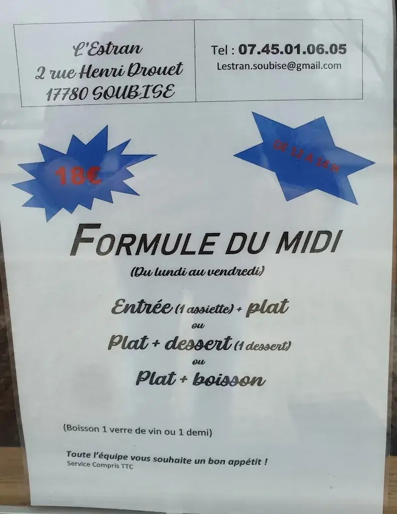 Menu_L'Estran _Soubise_image_3