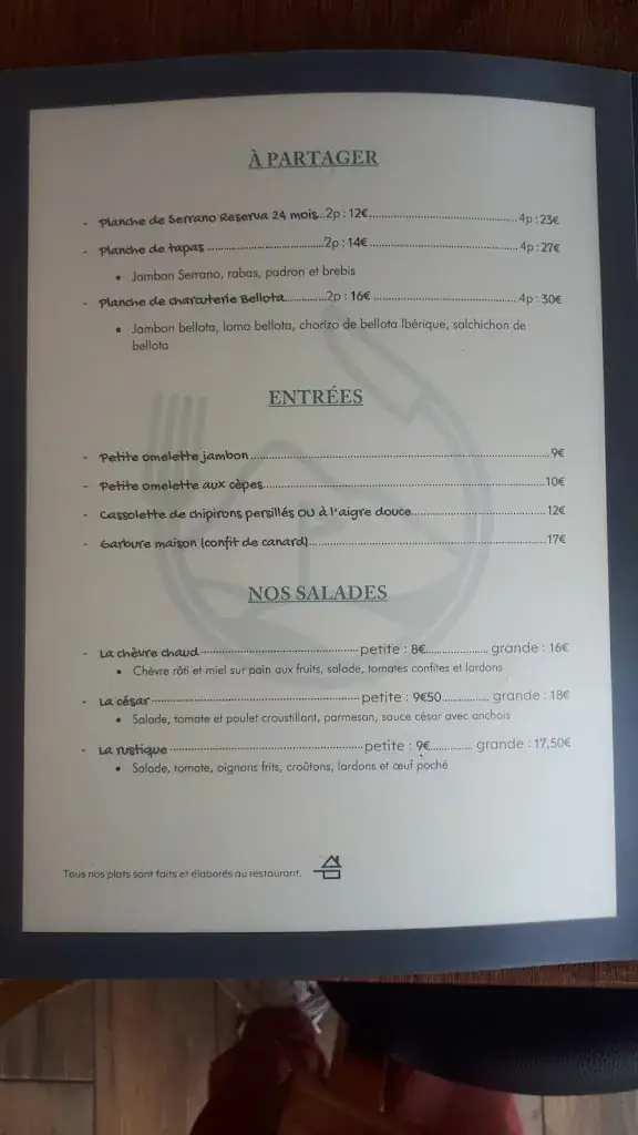 Menu_Restaurant Epherra - Golf Souraïde_Souraïde_image_4