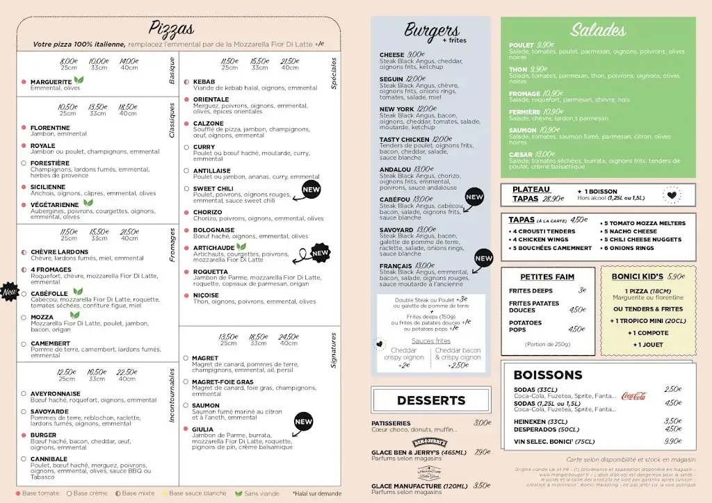 Menu_Pizza Bonici Soussans_Soussans_immagine_1