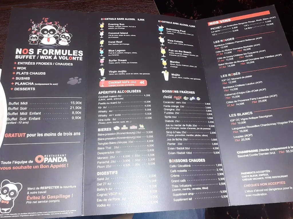 Menu_Restaurant Ô Panda | Soyaux_Soyaux_image_3