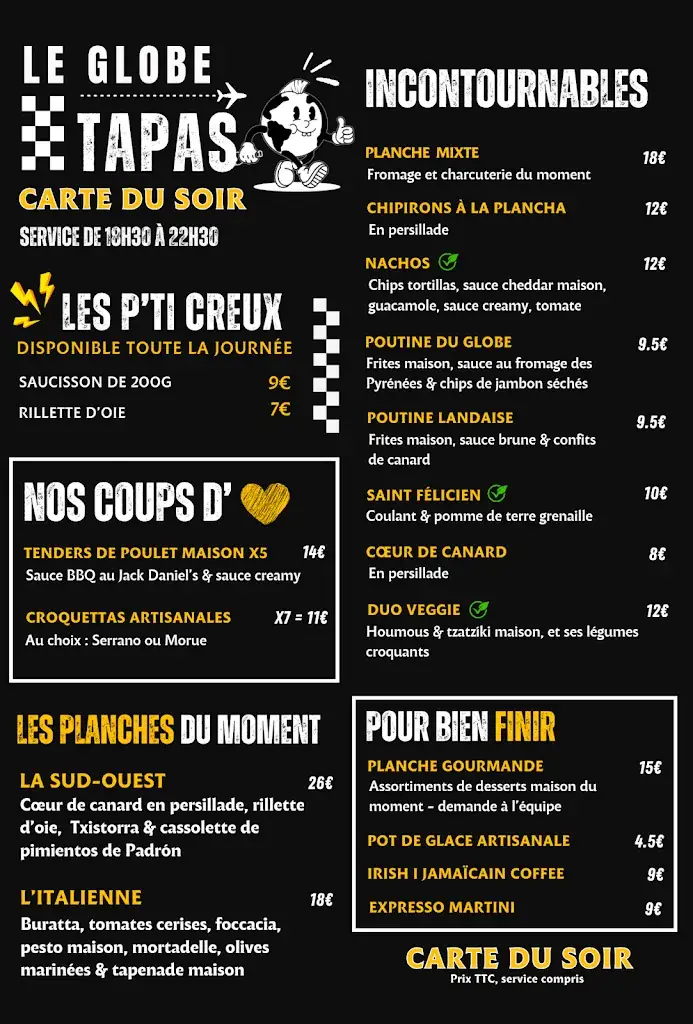 Menu_Le GLOBE_Soustons_image_1