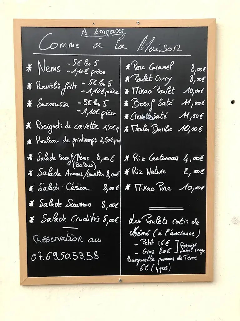 Menu_Comme à la Maison_Soustons_image_2