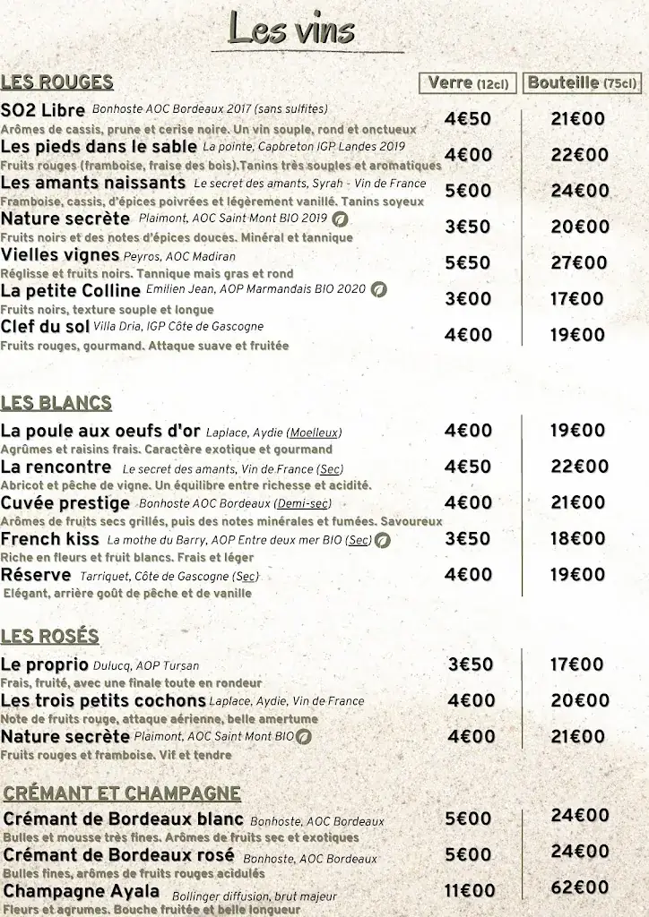 Menu_Le Bois Flotté_Soustons_image_3