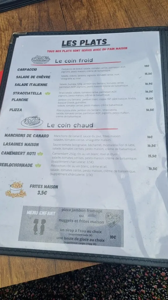 Menu_La Pizzeria du lac_Soustons_image_2