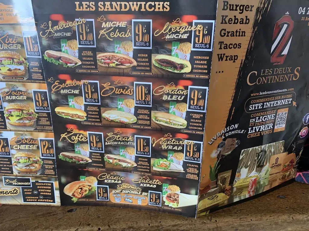 Menu_Les 2 Continents_Bourg-d'Oisans_imagen_2