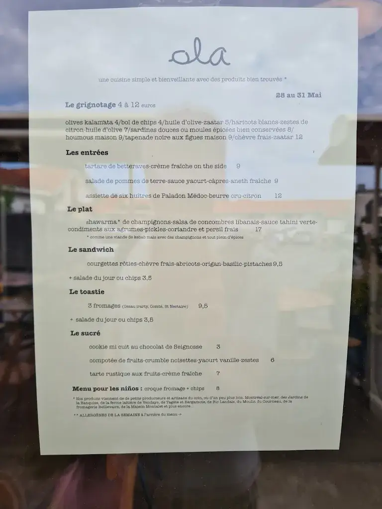 Menu_ola ~ Cantina & Buvette_Soulac-sur-Mer_image_1