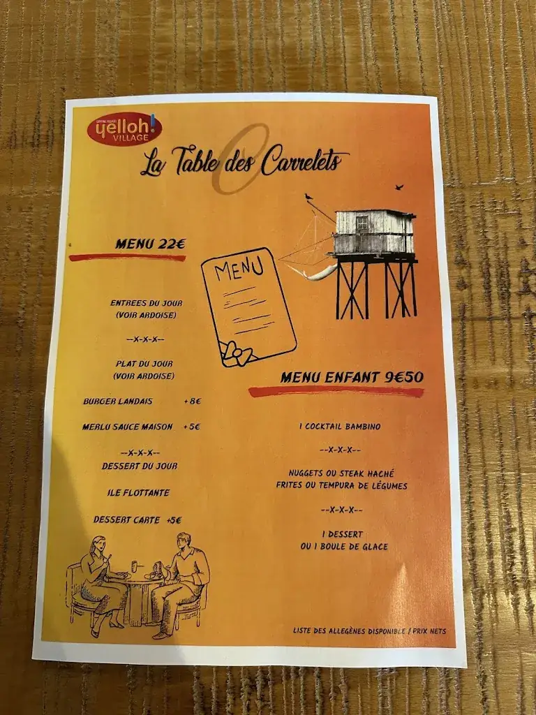 Menu_Restaurant La Table Des Carrelets_Soulac-sur-Mer_image_3