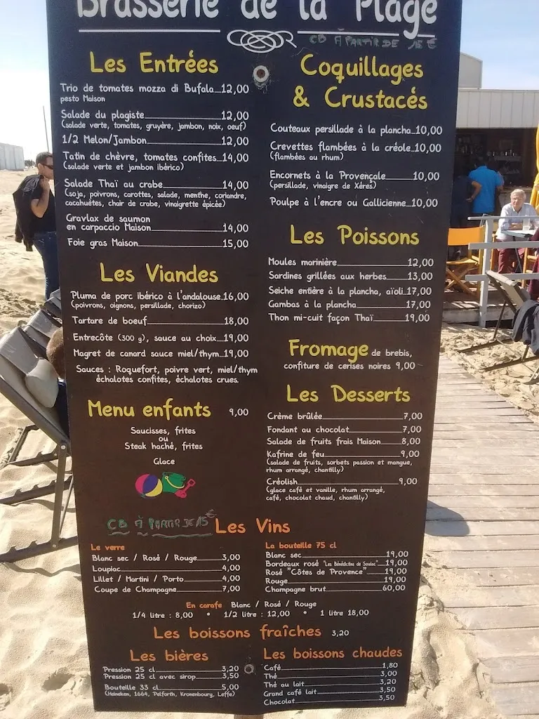Menu_Brasserie de la plage_Soulac-sur-Mer_image_3