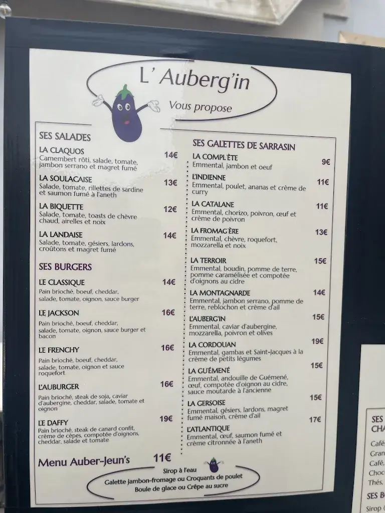 Menu_l'Auberg'in_Soulac-sur-Mer_image_1