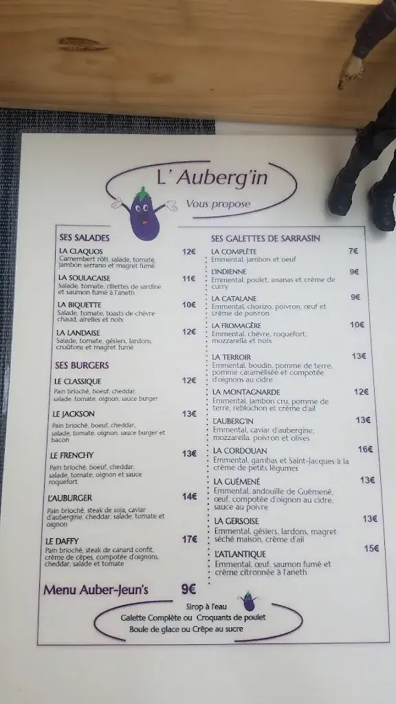 Menu_l'Auberg'in_Soulac-sur-Mer_image_3