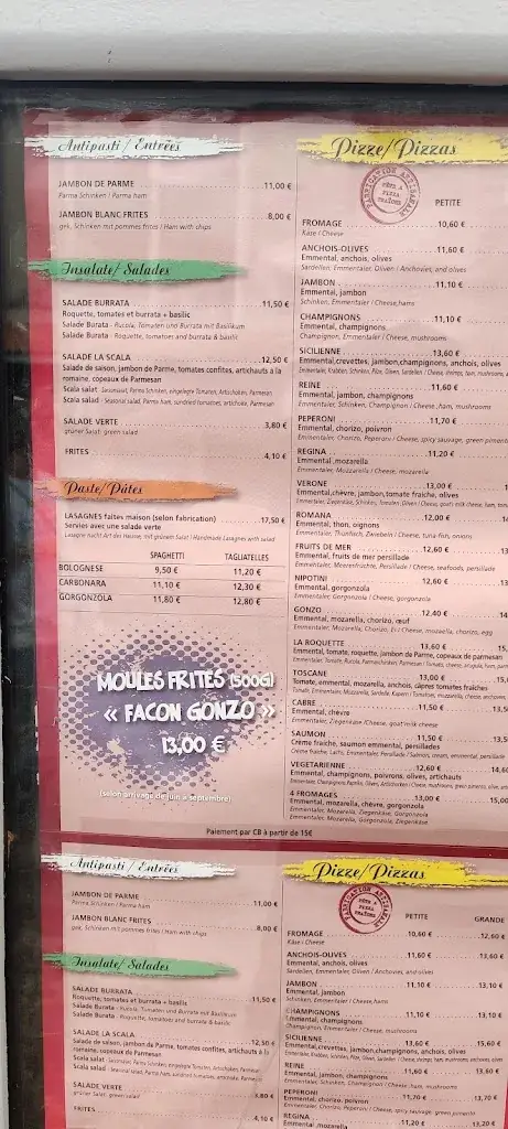 Menu_Chez Gonzo pizzas à emporter_Soulac-sur-Mer_image_4