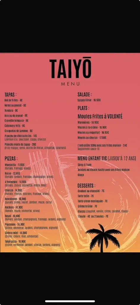 Menu_TAIYŌ_Soulac-sur-Mer_image_1