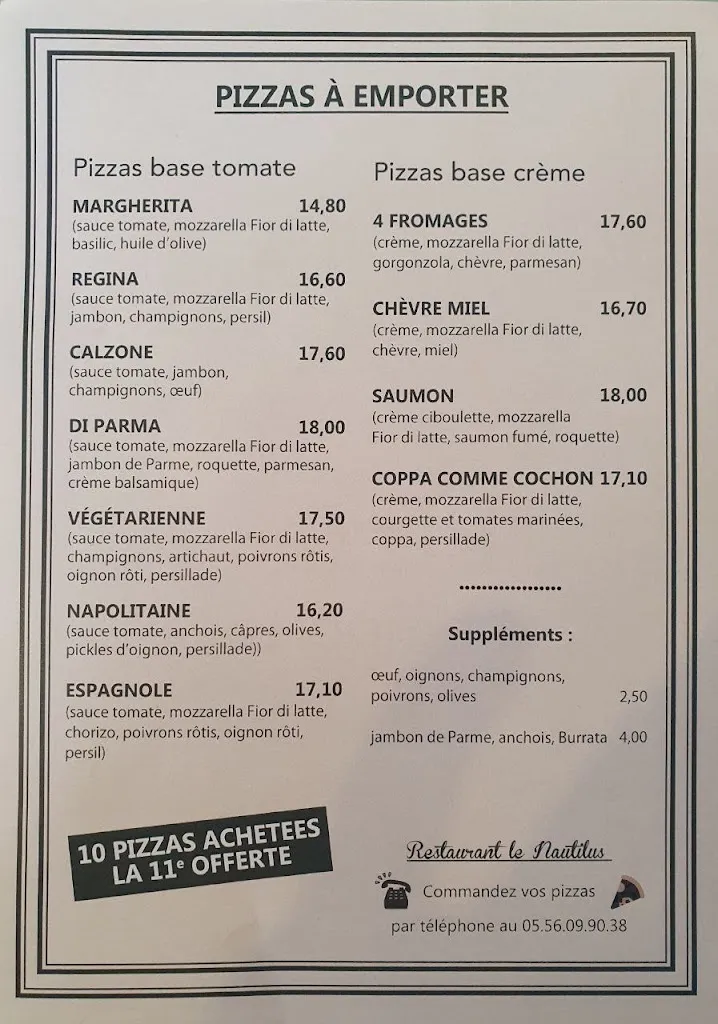 Menu_Le Nautilus_Soulac-sur-Mer_image_1