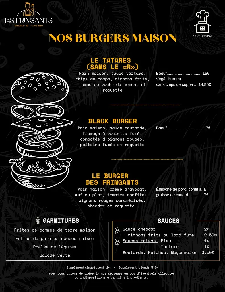 Menu_Les Fringants_Surgères_image_4
