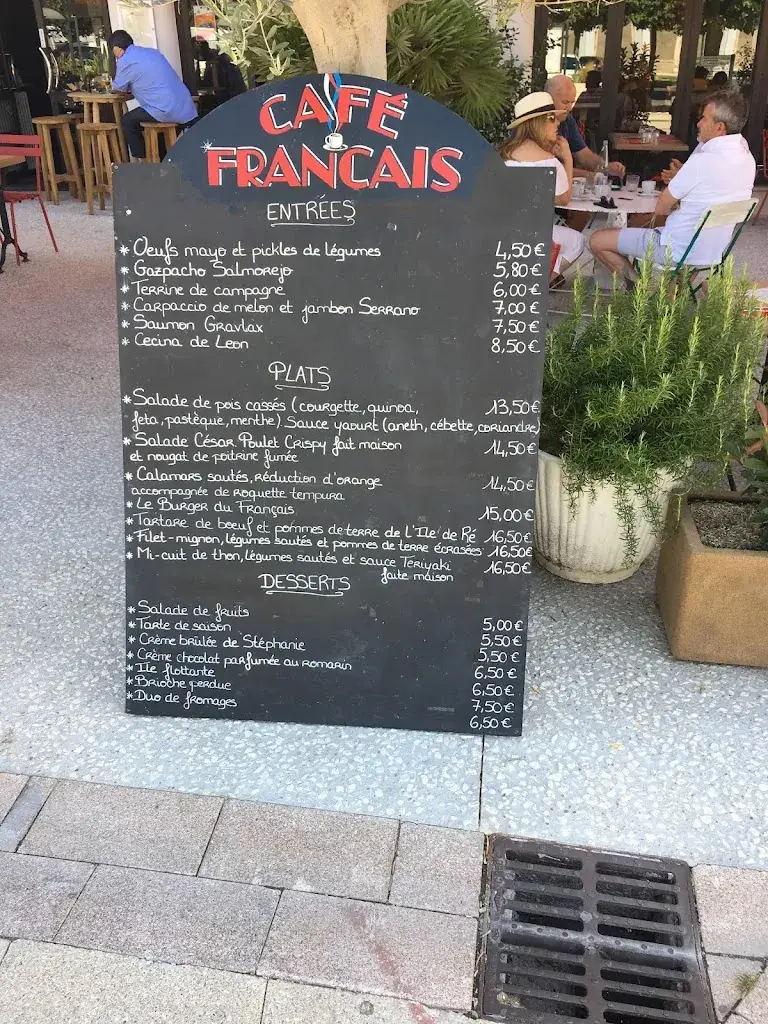 Menu_Café Le Français_Surgères_image_3