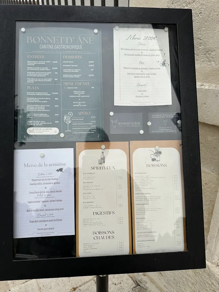 Menu_Bonnet d'âne cantine gastronomique_Surgères_image_1