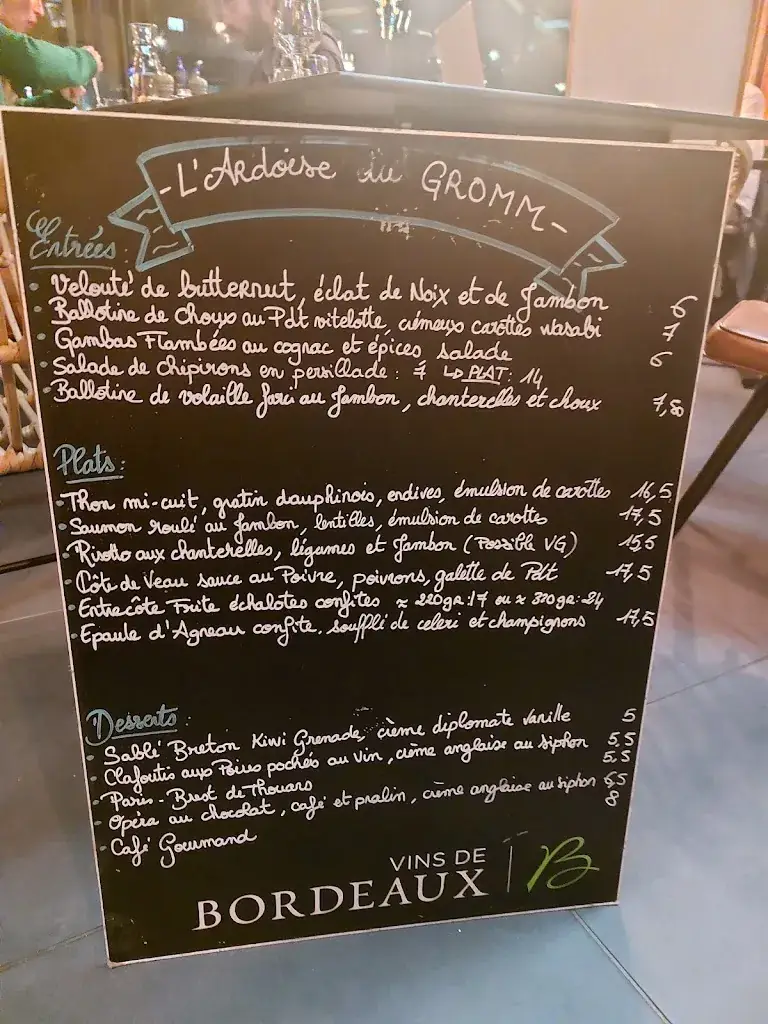 Menü_Le Gromm_Talence_Bild_1