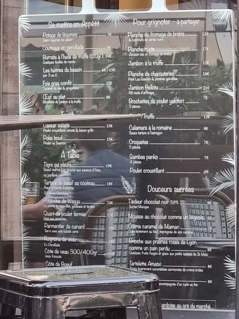 Menu_La Brasserie du Forum_Talence_image_1