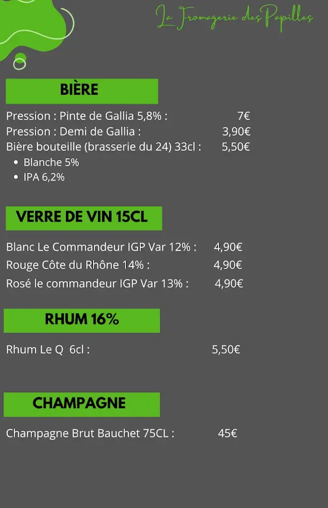 Menu_La fromagerie des papilles_Ussac_image_4