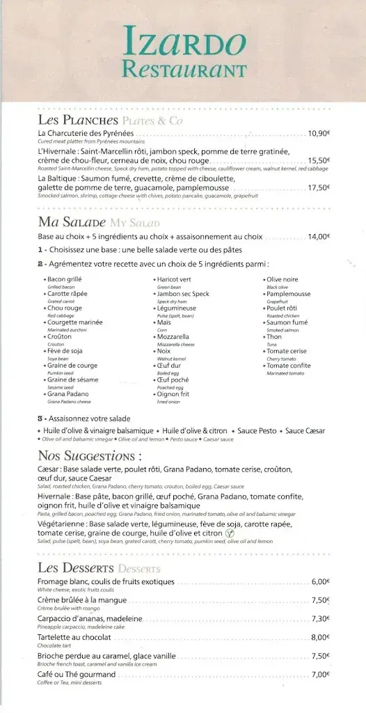 Menu_IZARDO brasserie_Uzein_immagine_2