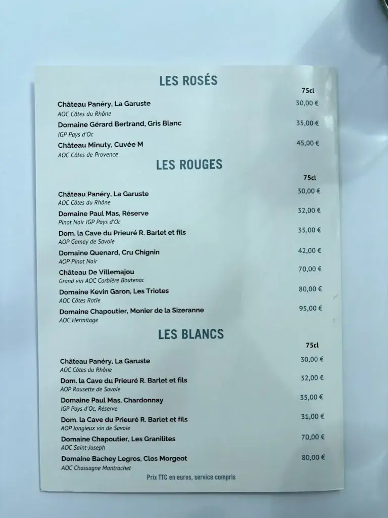 Menu_Le Libellule - Bateau Restaurant_Annecy_image_4