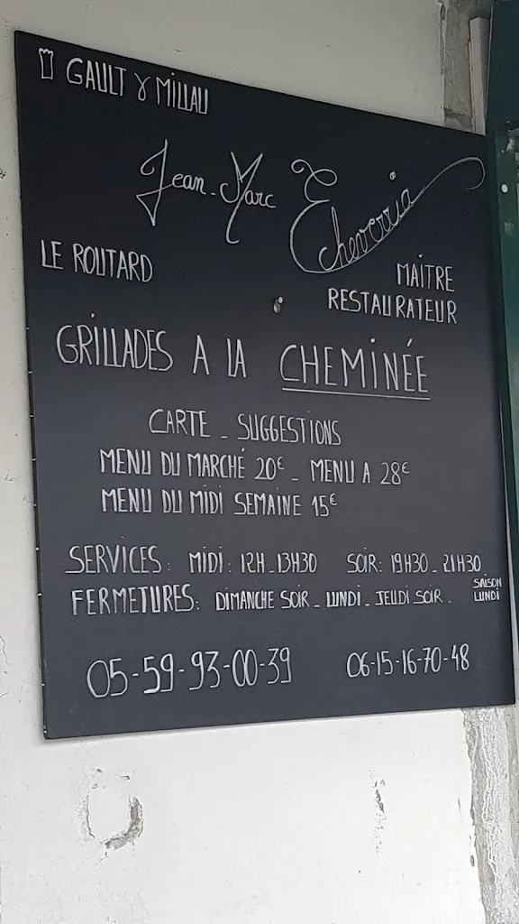 Menu_Auberge Du Fronton_Ustaritz_image_2