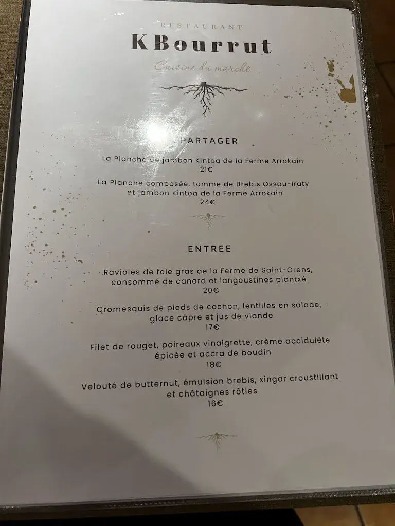 Menu_Restaurant Capbourrut Ustaritz_Ustaritz_imagen_3