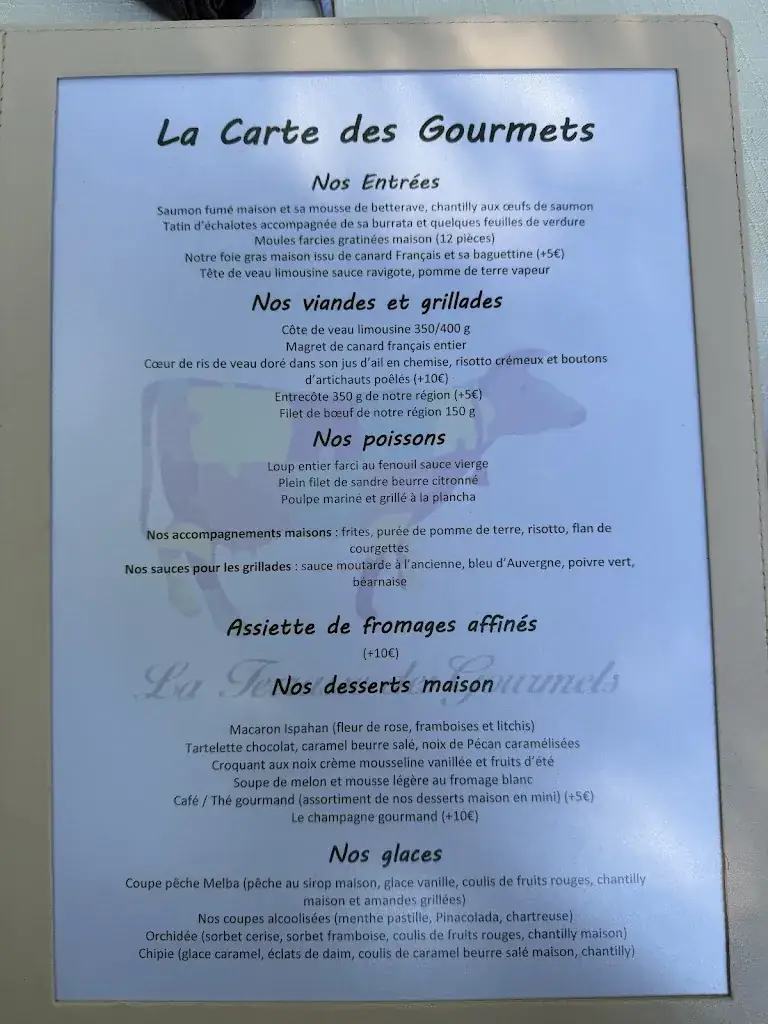 Menu_La Terrasse des Gourmets_Ussel_image_1