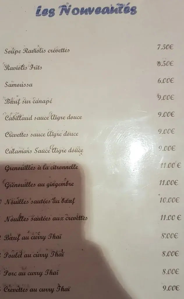 Menu_Les Délices d'Asie_Ussel_image_2