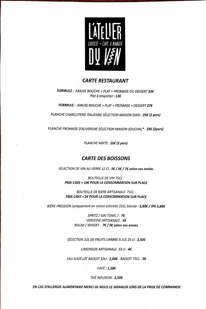 Menu_L'atelier du vin_Monastier-sur-Gazeille_image_1